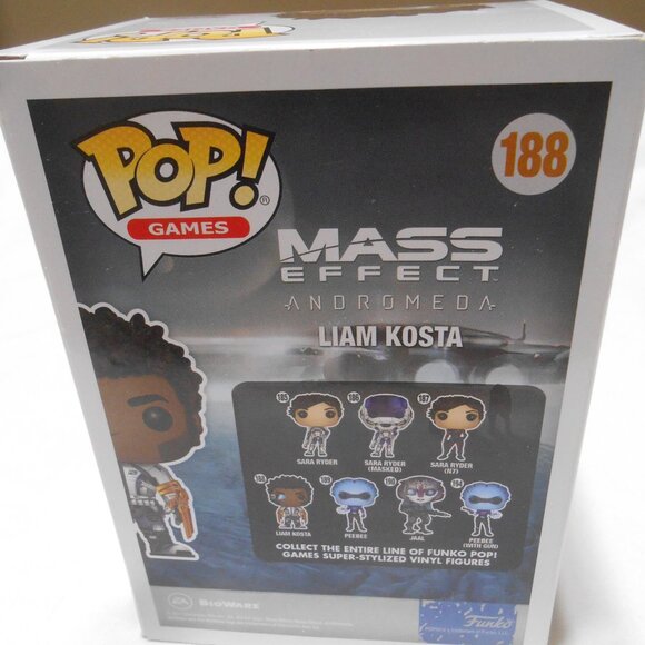 NIB FUNKO POP! GAMES VINYL FIGURE 188 LIAM KOSTA ANDROMEDA AGES 3+ π¦π - Picture 3 of 9